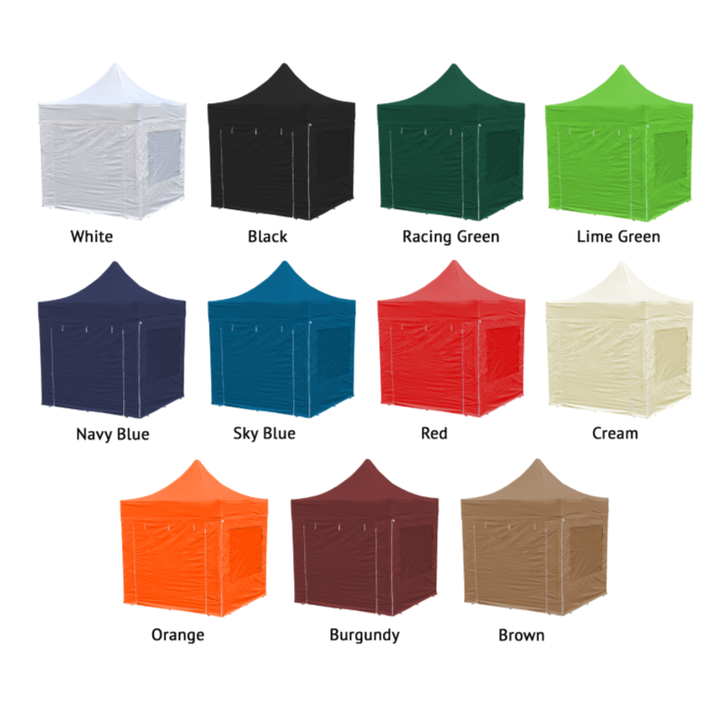 standard 3m x 3m colours