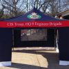 Printed military gazebo
