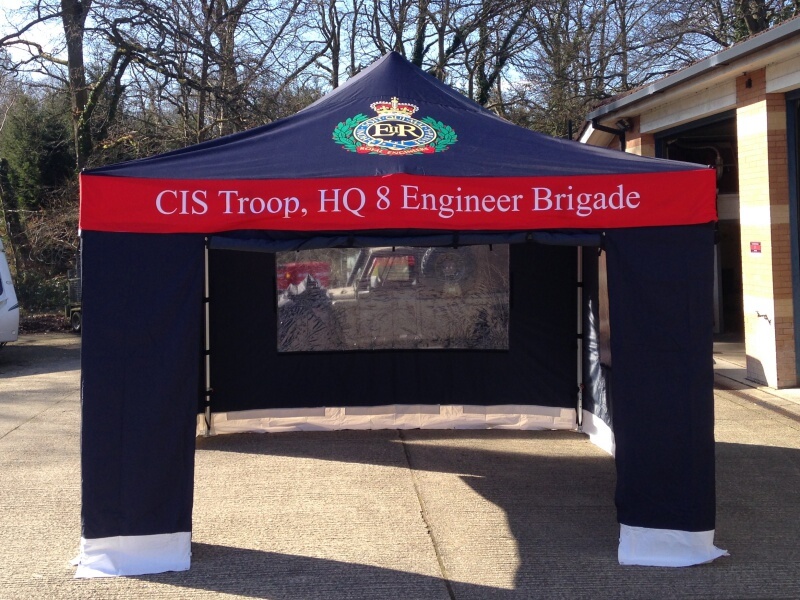 printed military gazebo