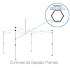 Commercial Gazebo Frames