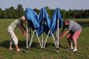 Erecting a Gazebo