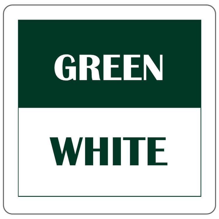 Green & white gazebo