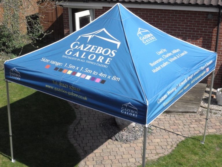 Gazebos Galore printed gazebo
