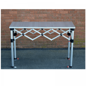 1.4m Concertina Table with Alloy Top