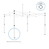 Gazebo spare parts-bottom part of corner leg