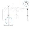 Gazebo spare parts - bottom corner leg