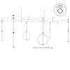 Gazebo spare parts-bottom part of middle leg