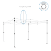 Gazebo spare parts - complete a-pex pole