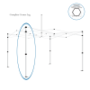Gazebo spare parts - complete middle leg