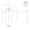Gazebo spare parts - complete corner leg