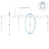 Gazebo spare parts - complete middle leg
