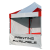 Printed half wall