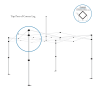 Gazebo spare parts-top part of corner leg