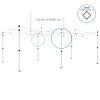 Gazebo spare parts-top part of middle leg