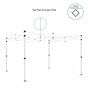 Top Part of A-pex Pole for Standard Frame