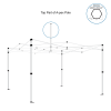 Gazebo spare parts - top a-pex