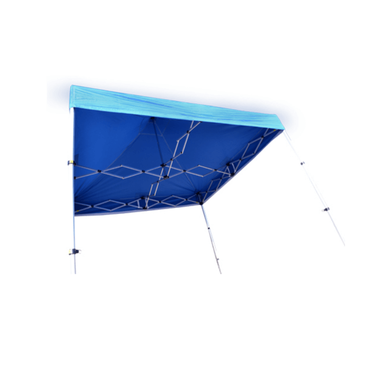 Compact gazebo roof structure
