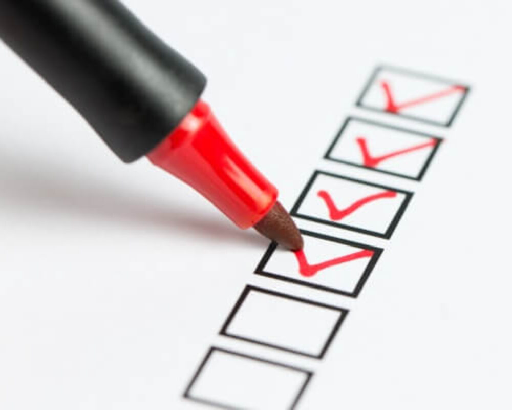 Event Checklist