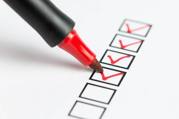 Event checklist article