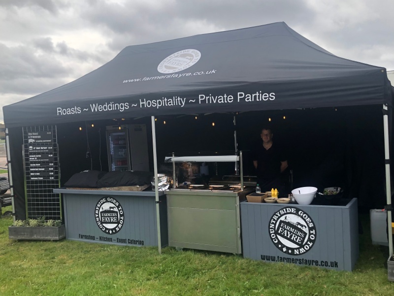 printed gazebo in use