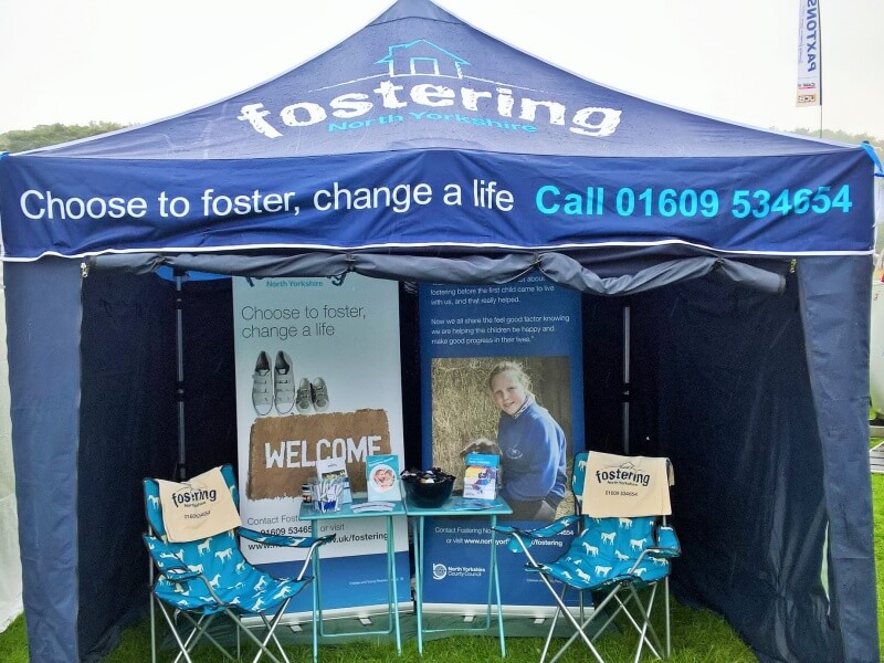 printed charity gazebo
