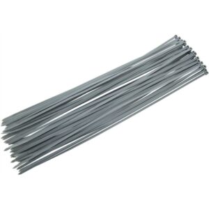 40pc (3.6 x 300mm) Cable Tie – Silver