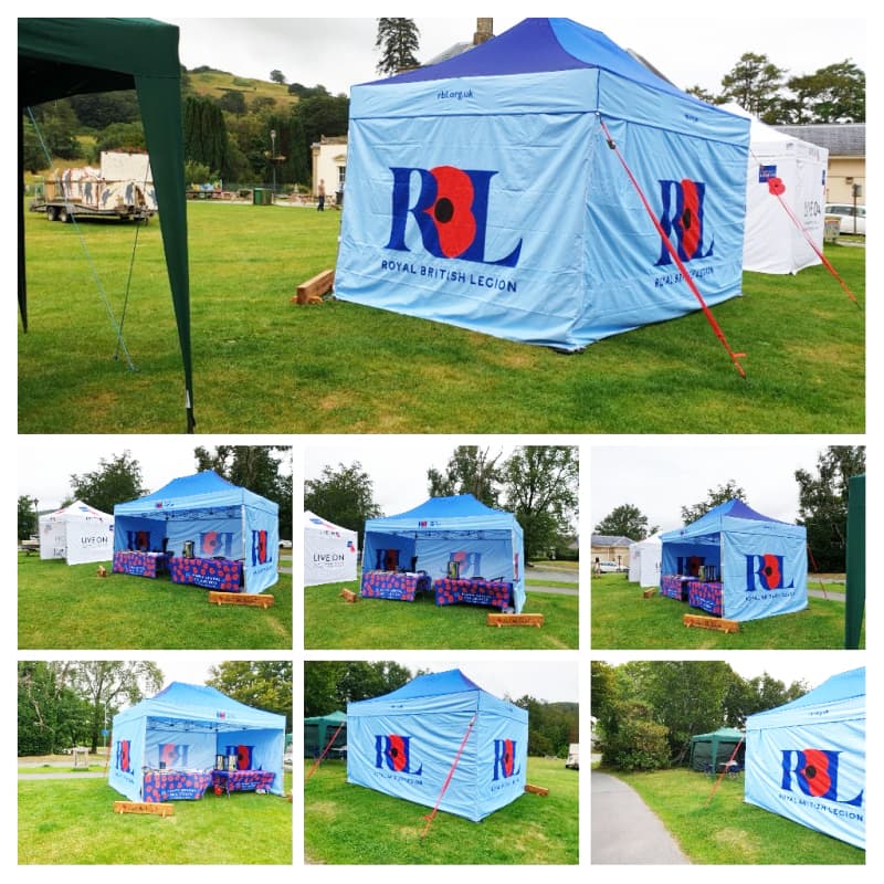 Royal British Legion Printed Gazebo