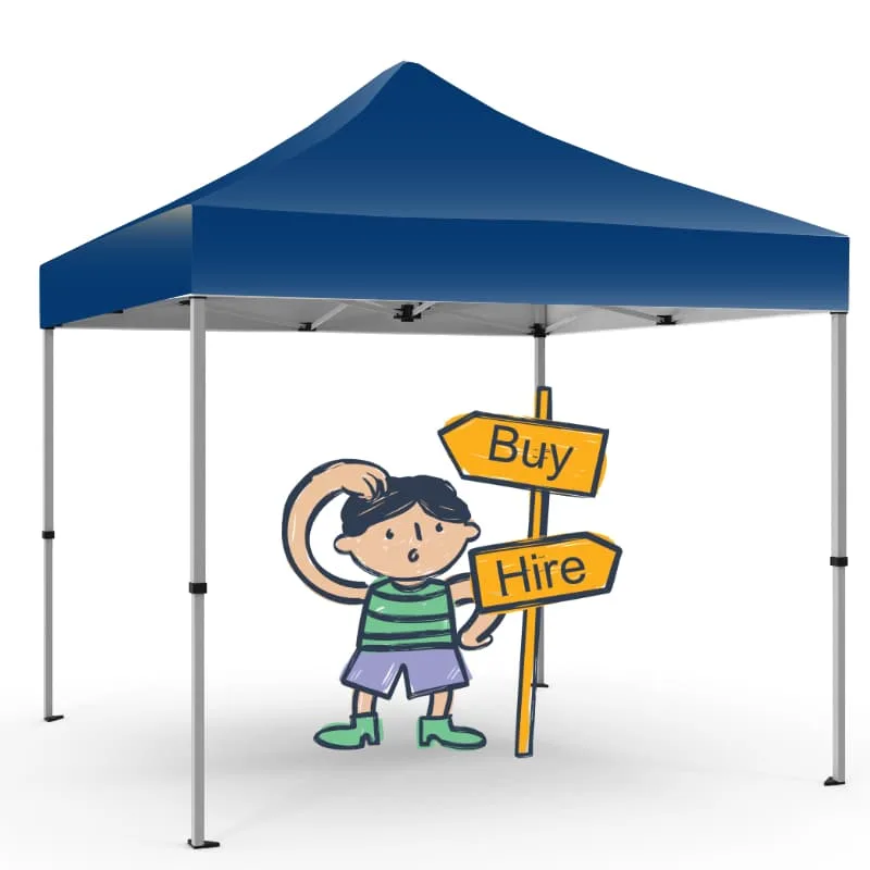 Buy or hire a gazebo